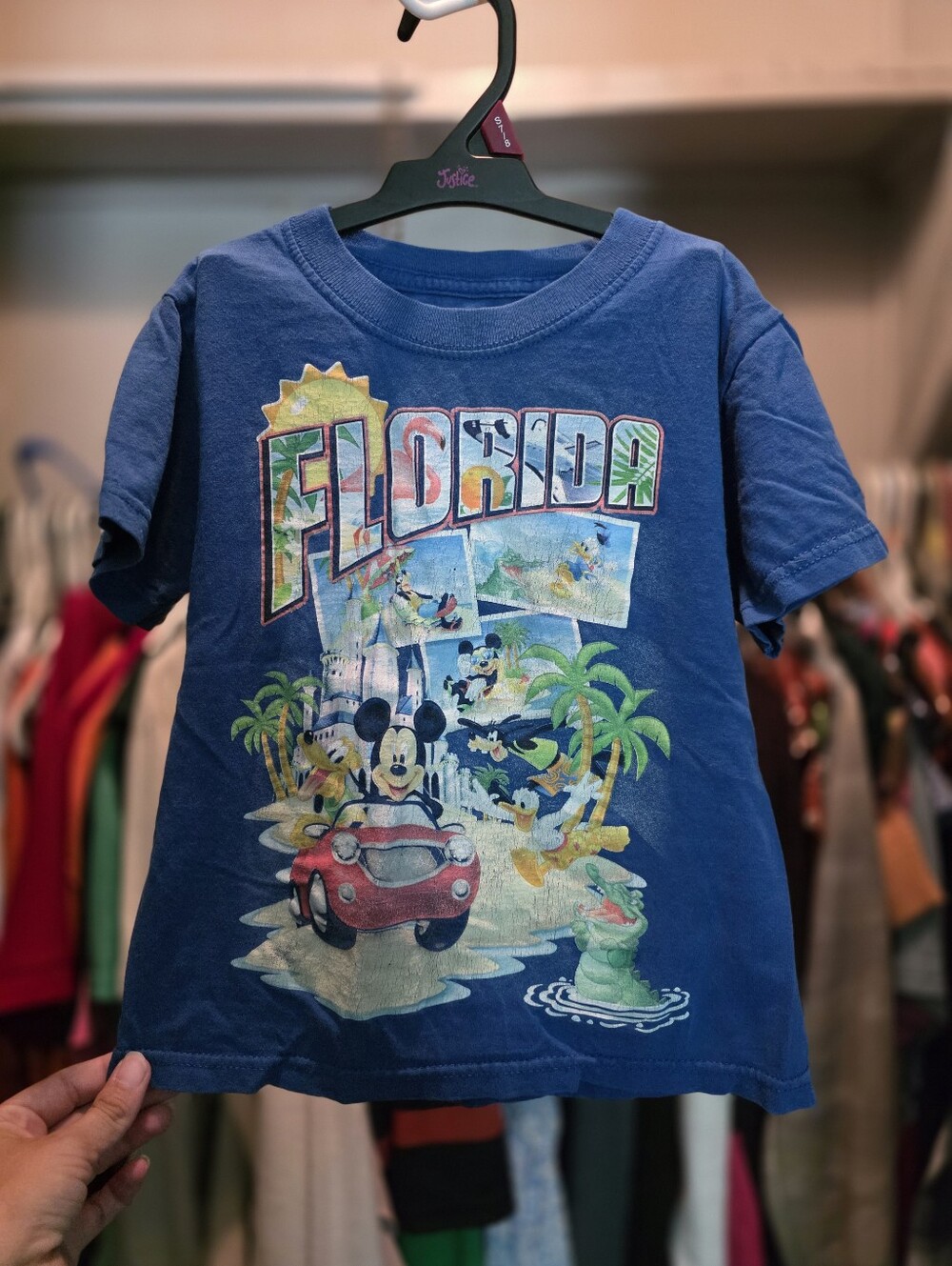 Disney Kids Mickey Pluto Goofy Donald Florida T-Shirt